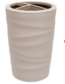 Стакан для зубных щеток Keeplex Wave бежевый топаз                          